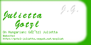 julietta gotzl business card